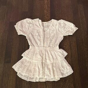 LoveShackFancy Lace Trim Dress